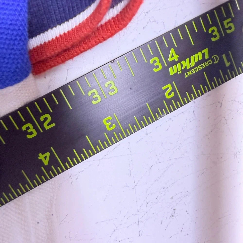 Polo Ralph Lauren Polo Men 4XLT White Colorblock Cotton Preppy Sporty Big & Tall